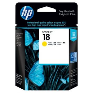 Jual HP 18 Yellow Ink Cartridge